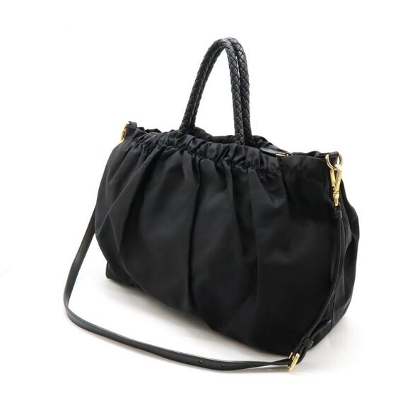 Prada Nylon Leather 2WAY Tote Bag - Picture 2 of 6
